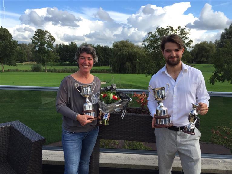 Astrid Bloemen, Douwe Link, Antonelle Meijerink en Frank Duivenvoorden Strokeplay Kampioenen